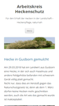 Mobile Screenshot of heckenschutz.de